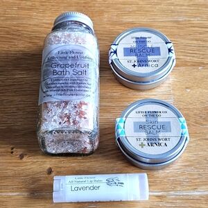 Little Flower Bath Salt and Balm Set